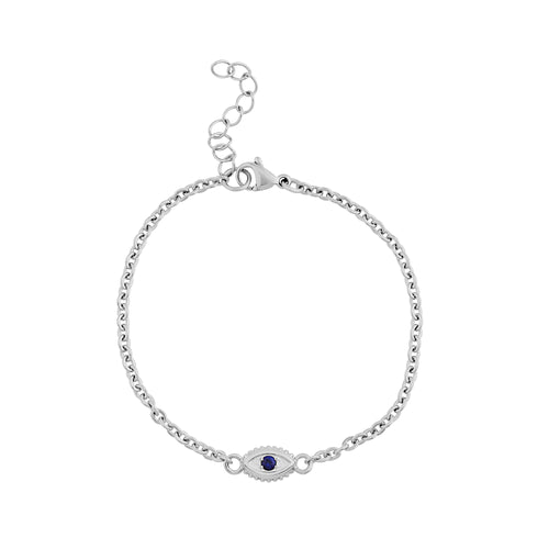 Minimal Evil Eye Bracelet