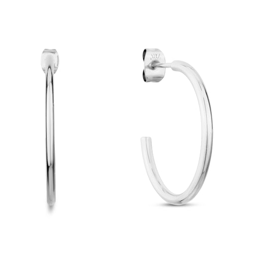 25mm Lightweight Hoop Earrings