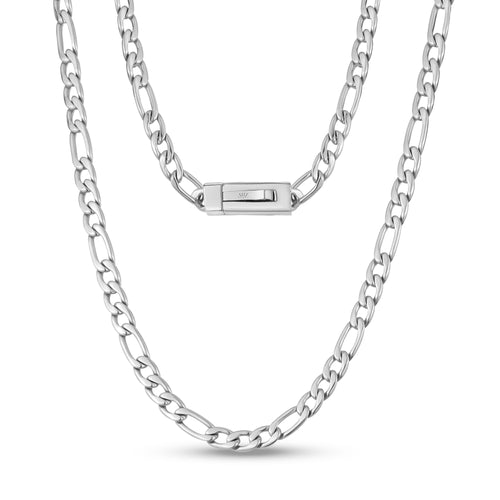 7mm Figaro Link Engravable Chain