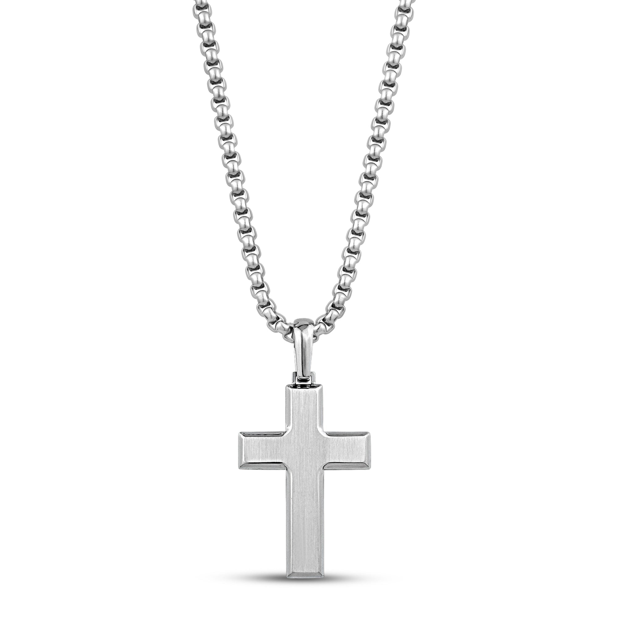 Men's Solid Gold Cross Necklace | Lily Blanche – Lily Blanche