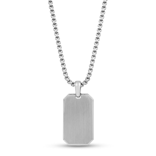 Matte Modern Dog Tag