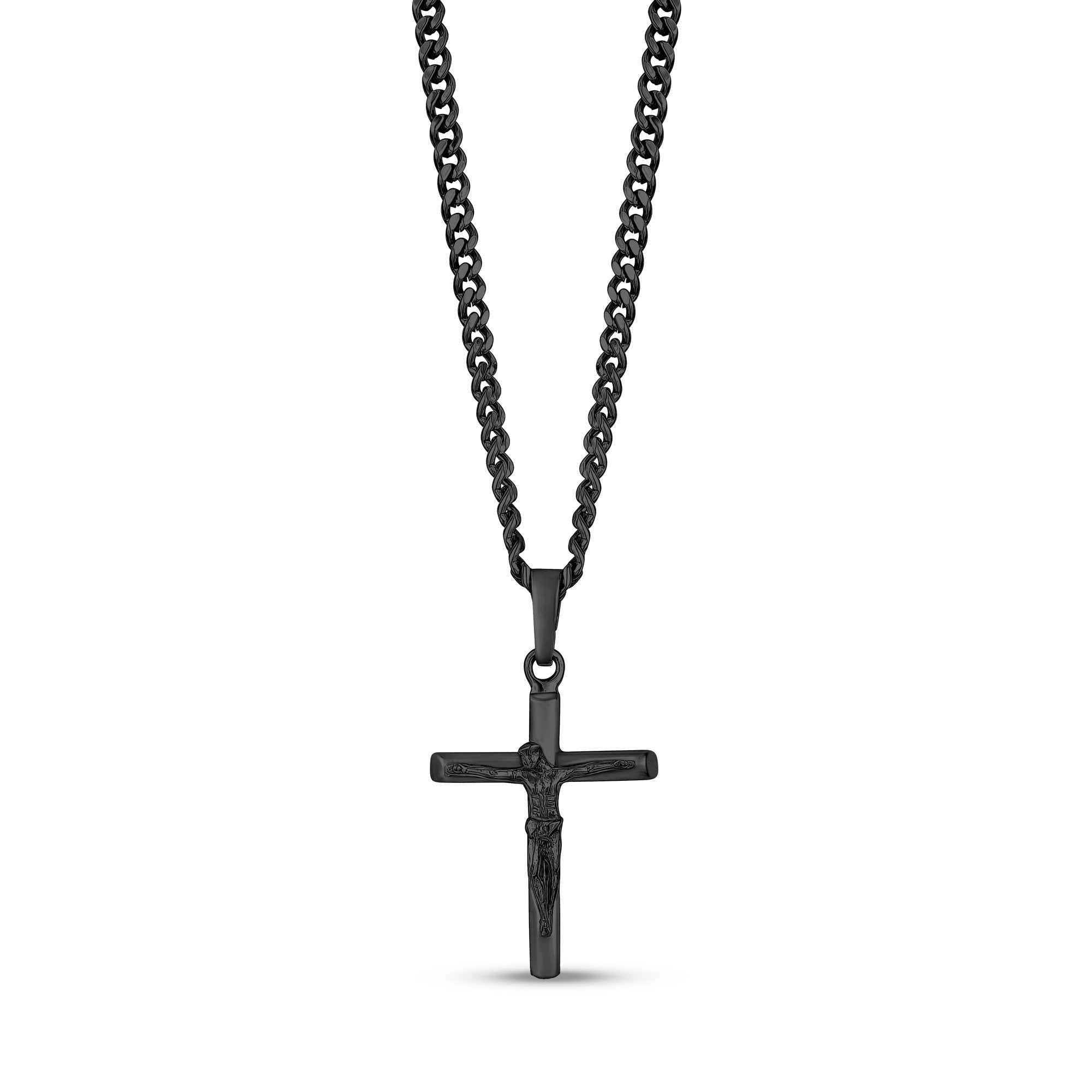 PALAY Cross Necklace Punk Style Pendant Necklace Silver Plated Stainless  Steel Chain Price in India - Buy PALAY Cross Necklace Punk Style Pendant  Necklace Silver Plated Stainless Steel Chain Online at Best
