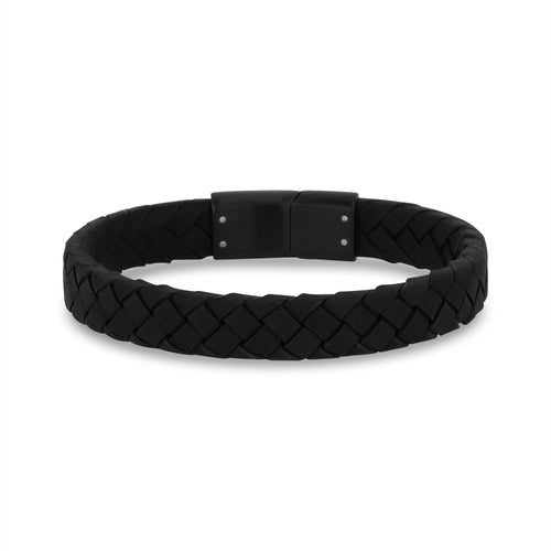 10mm Platte Leren Armband