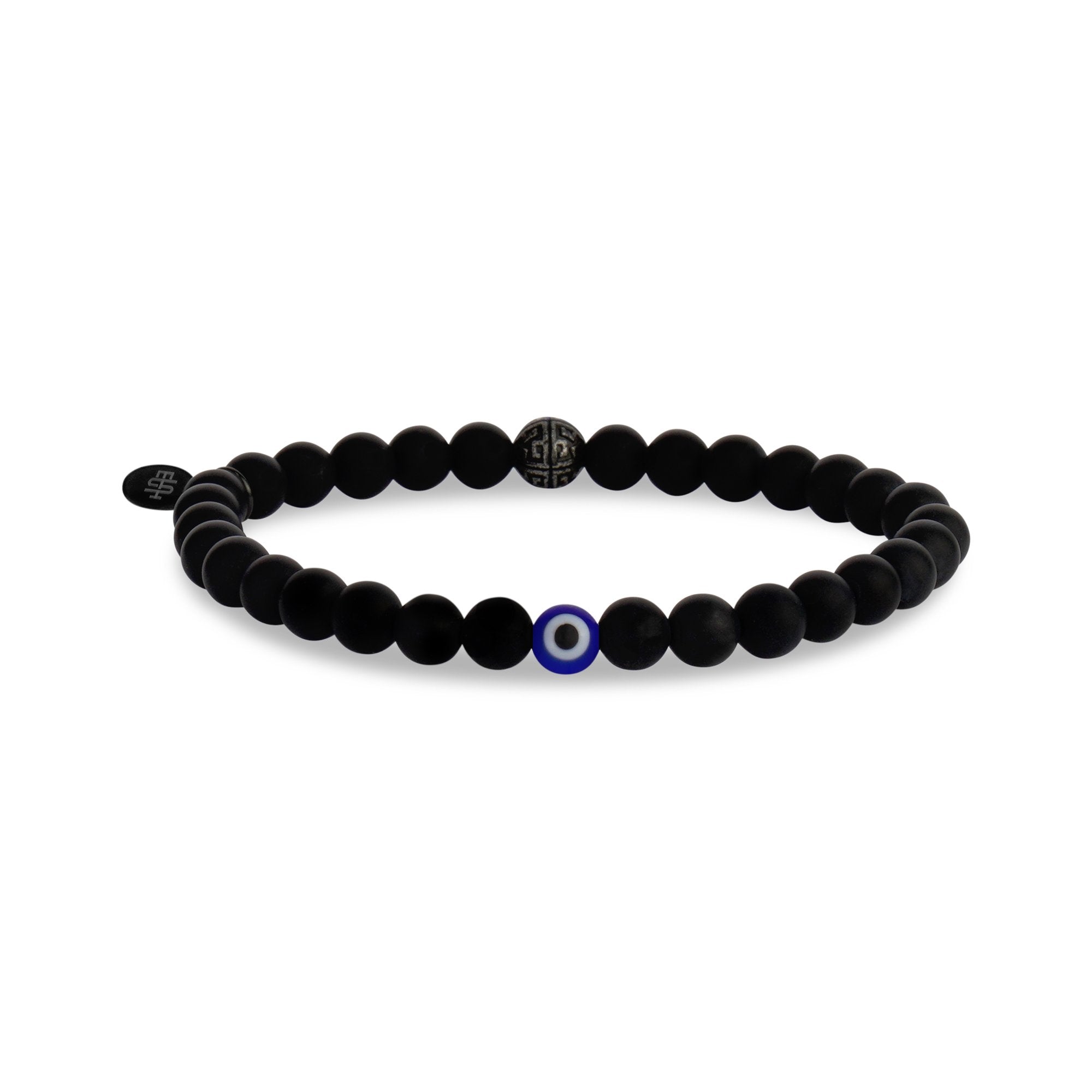 Evil Eye Protection Bracelet, White Blue Bead Bracelet, Blue Evil Eye Beads Blue