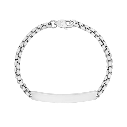 4mm Round Box ID Bracelet