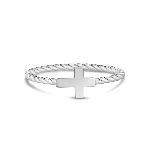 Minimal Stackable Cross Ring
