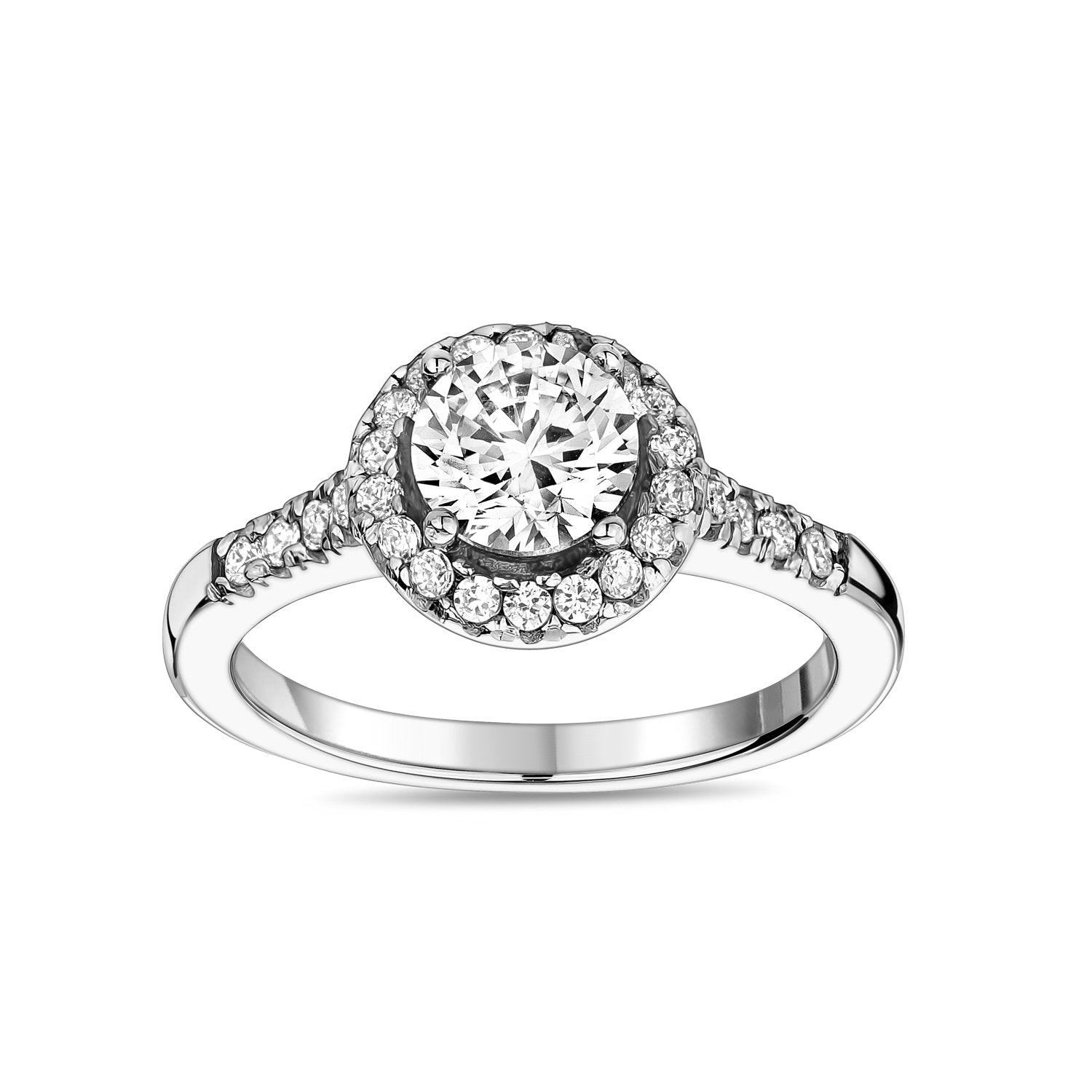 Cushion Halo Engagement Ring | Amara | Sylvie Jewelry