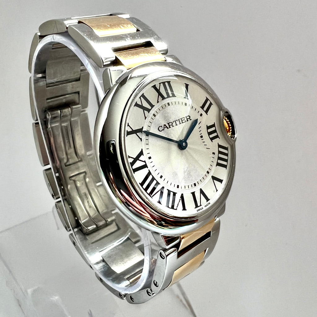 CARTIER BALLON BLEU 36mm Quartz 2 Tone Watch – NATILUXIA