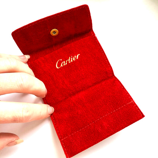 cartier red pouch