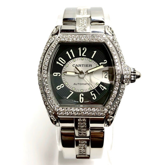 cartier roadster 2510 diamond