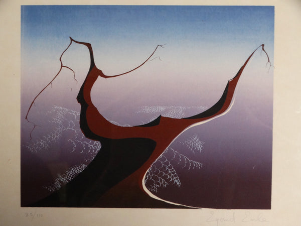 Eyvind Earle Serigraph Desert Tree 1974 AP1335 Ranch – Early California ...