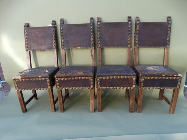 Spanish Colonial Mexican Colonial Santa Barbara Mission Chairs
