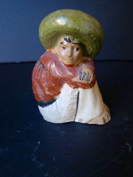 Sitting Mexican Pottery Salt Shaker – Early California Antiques Shop