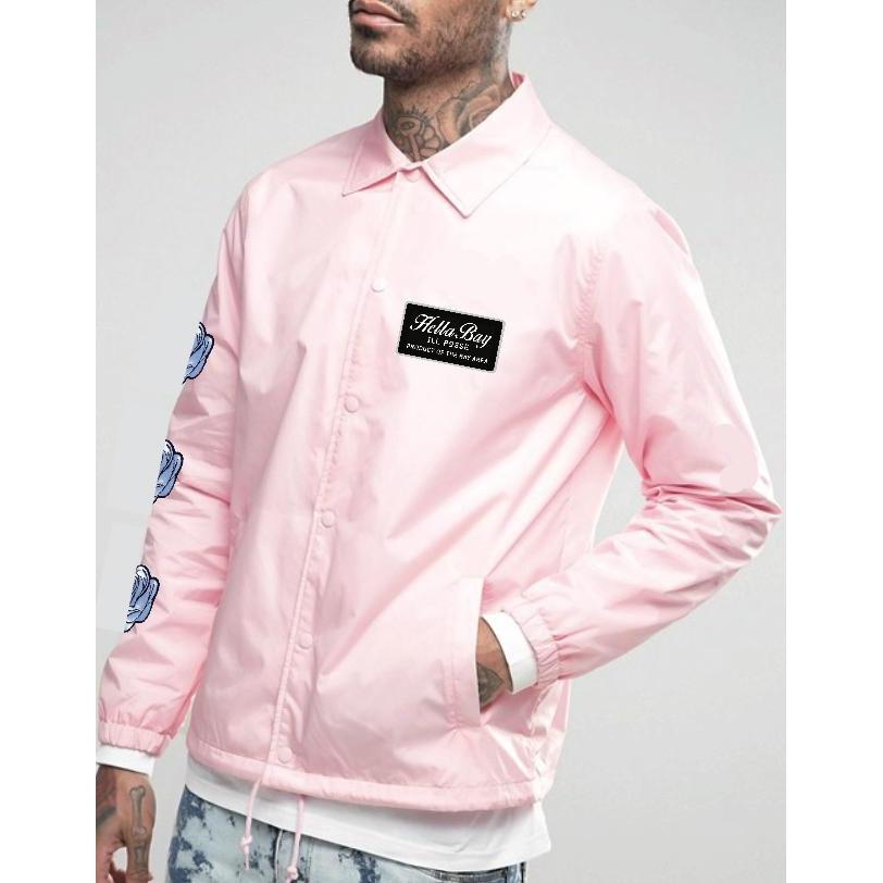 pink coach jacket