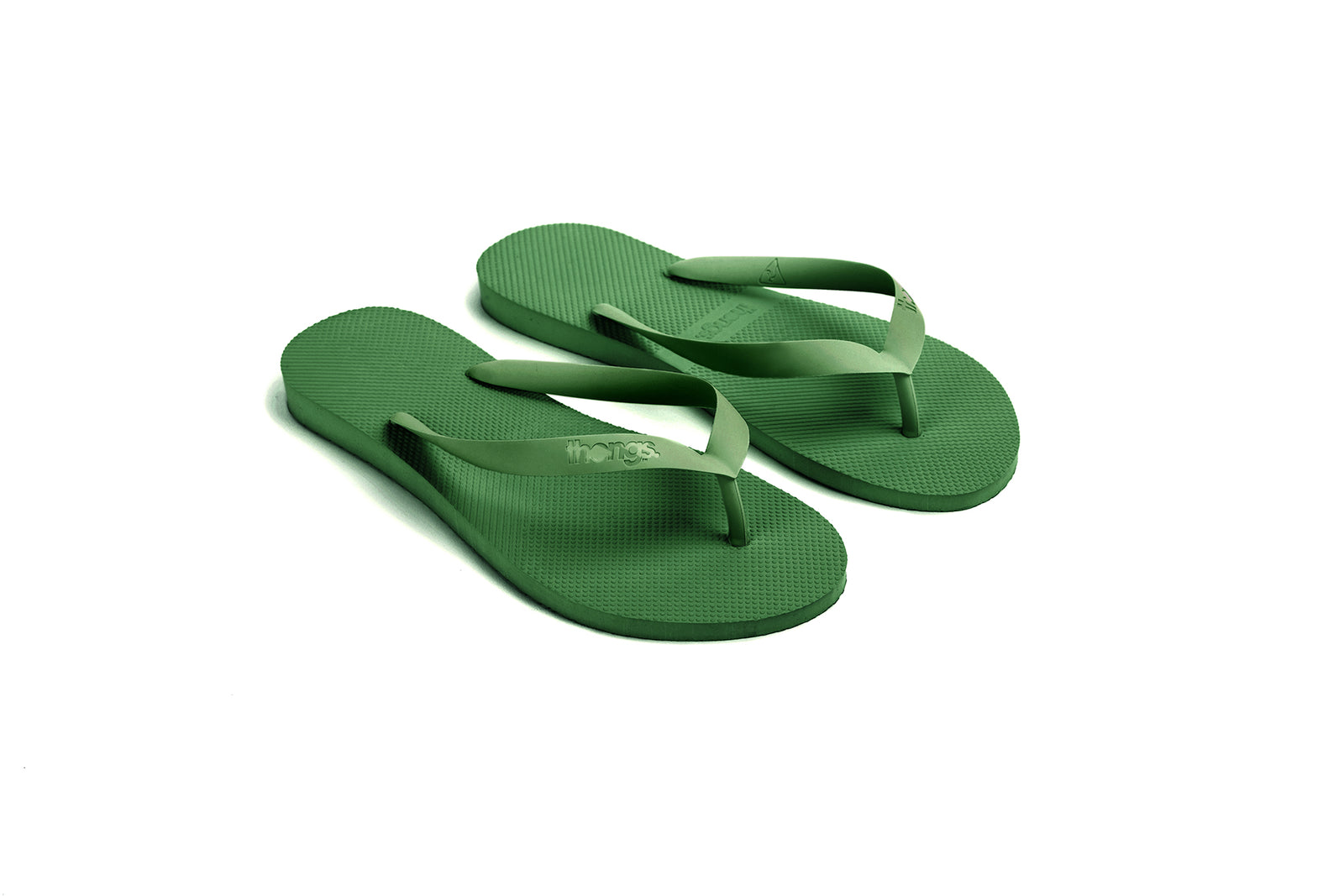 Womens Green Thongs