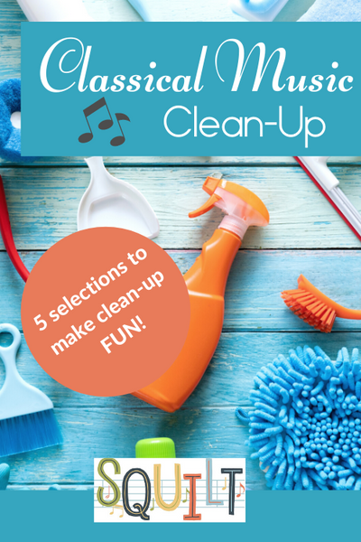 Classical Music for Clean-Up #homeschool #musiceducation