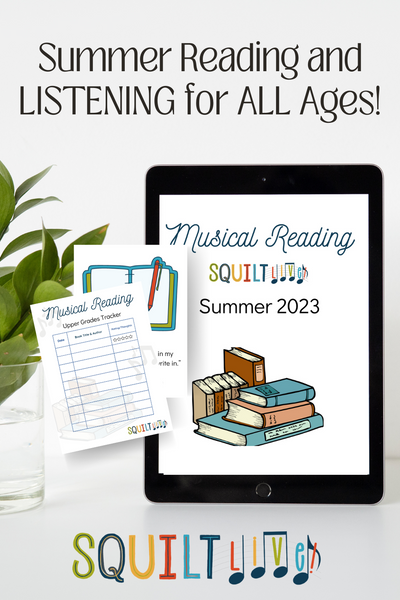 Summer Reading and Listening in SQUILT LIVE!