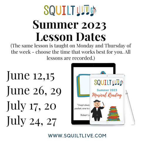 SQUILT LIVE! Musical Reading Summer 2023