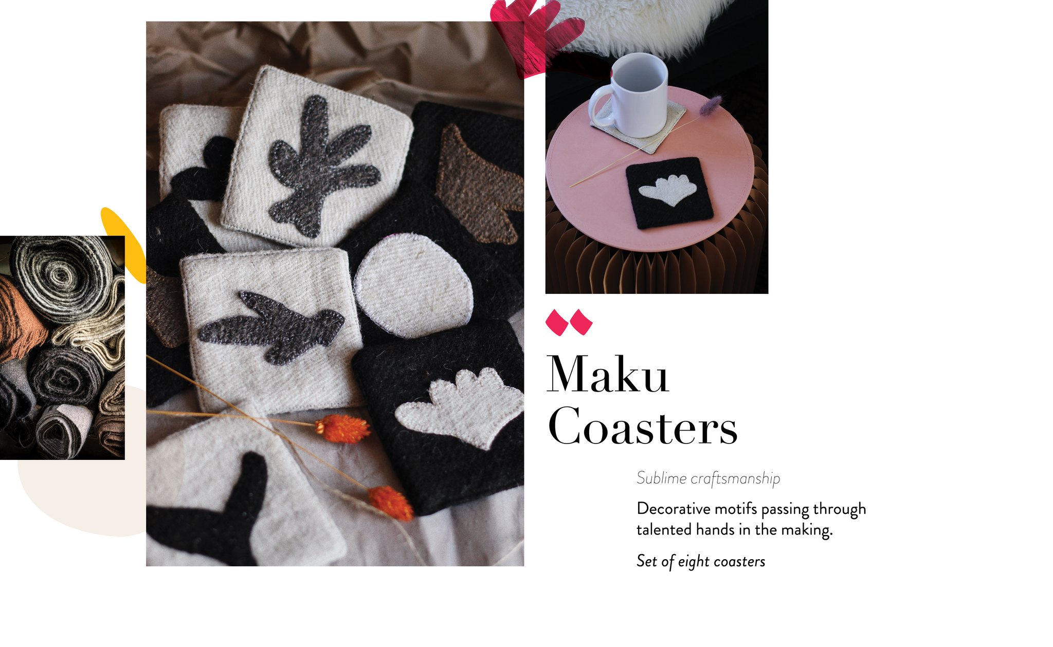 Kaitag Collection Maku Coasters