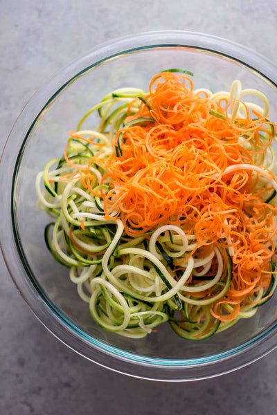 Garlic Lime Cashew Zoodles