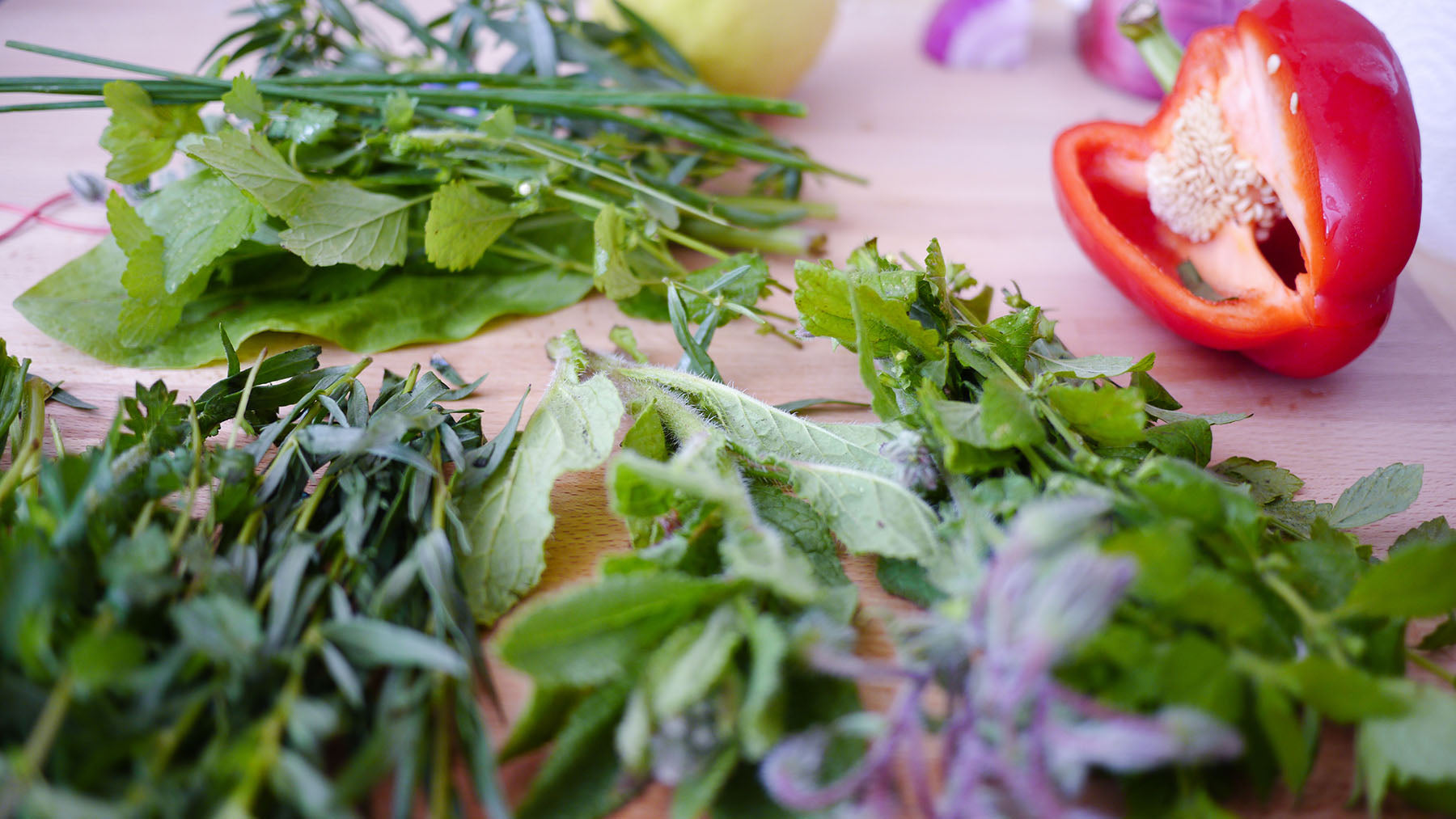 Green leafy vegetables