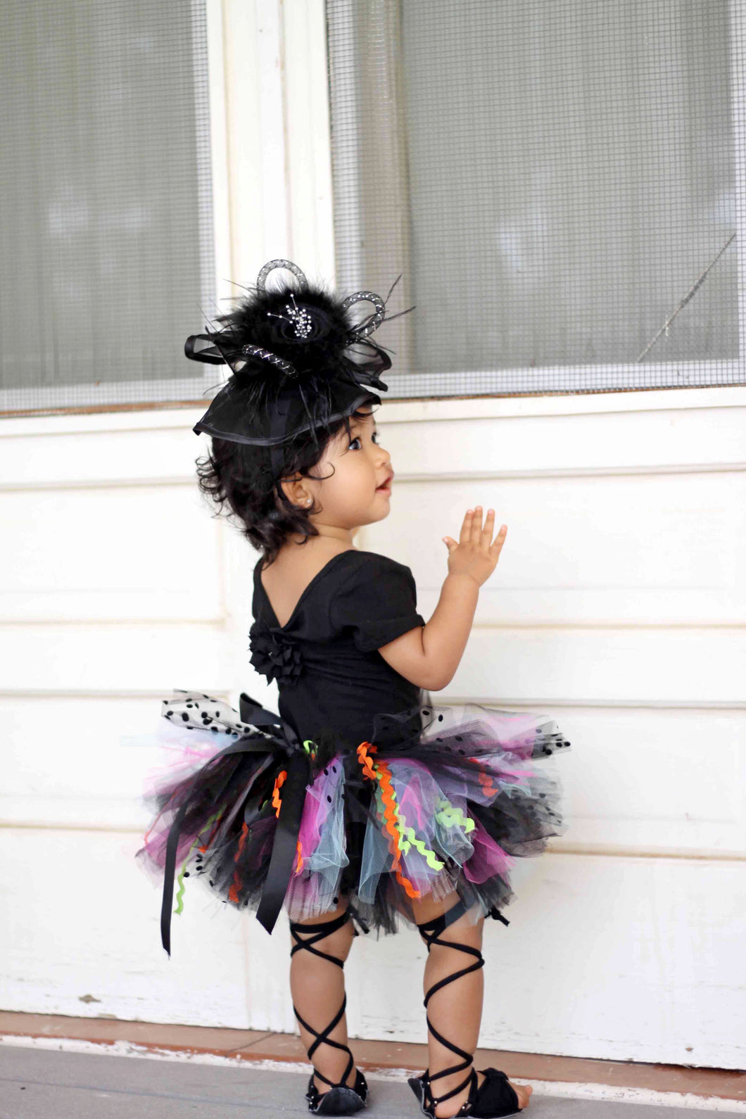 So Cute Little Witch Tutu Simple Baby Toddler Costume