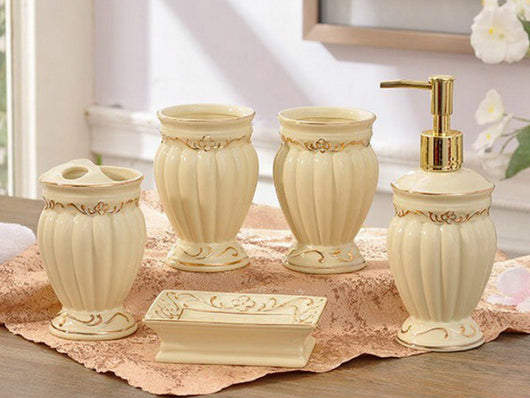 gold bathroom fixtures