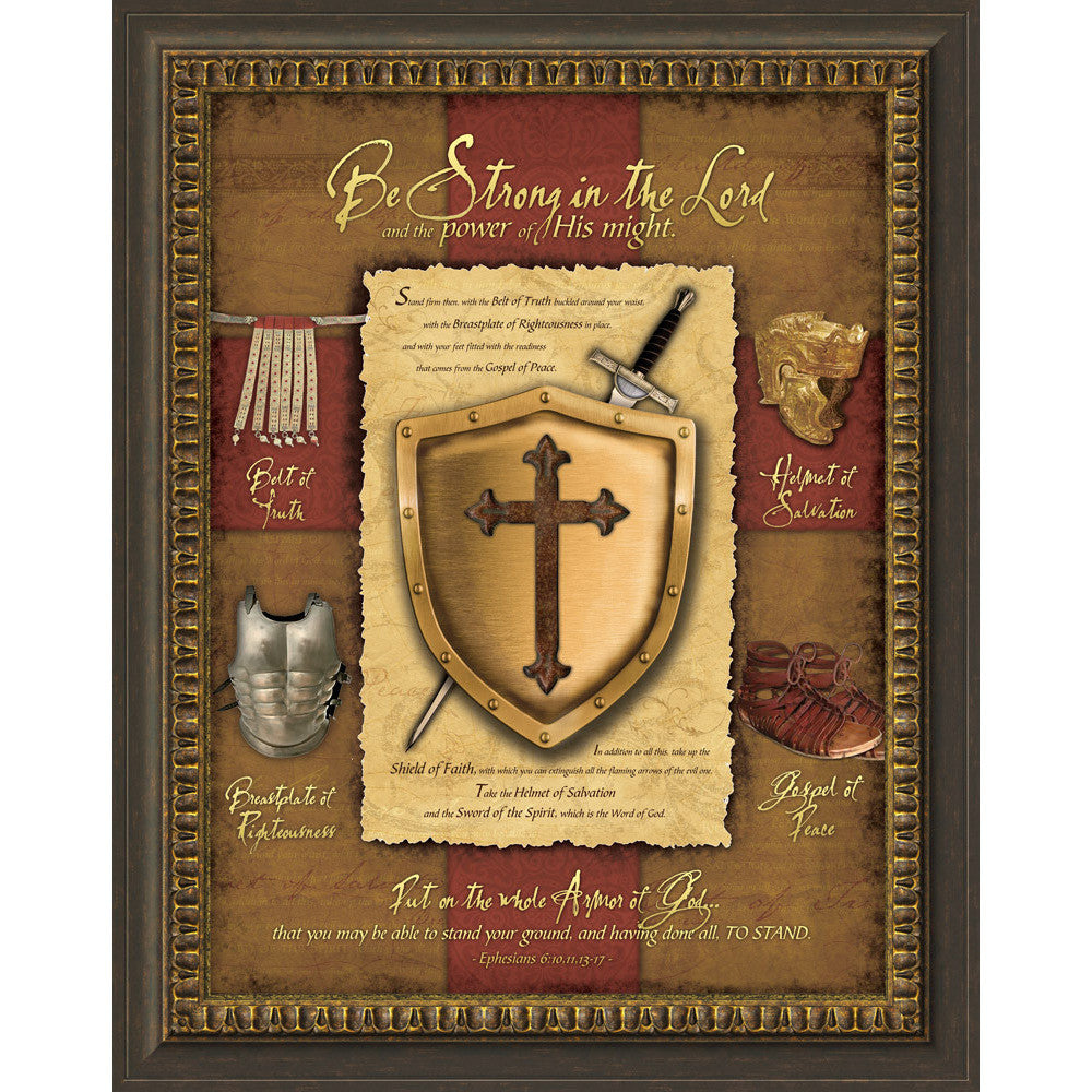 Full Armor of God Framed Art – Carpentree