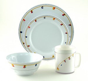 Nautical Dinnerware Unbreakable Melamine