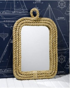 Nautical Mirror Rope Trim