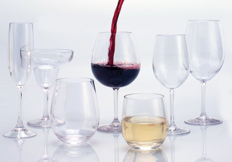 Non-Breakable Connoisseur Stemless Flutes