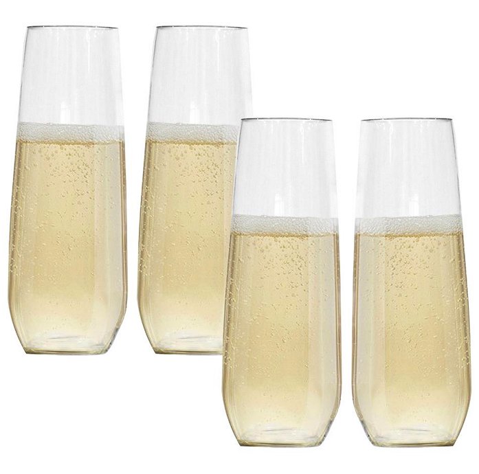 Non-Breakable Connoisseur Champagne Glasses