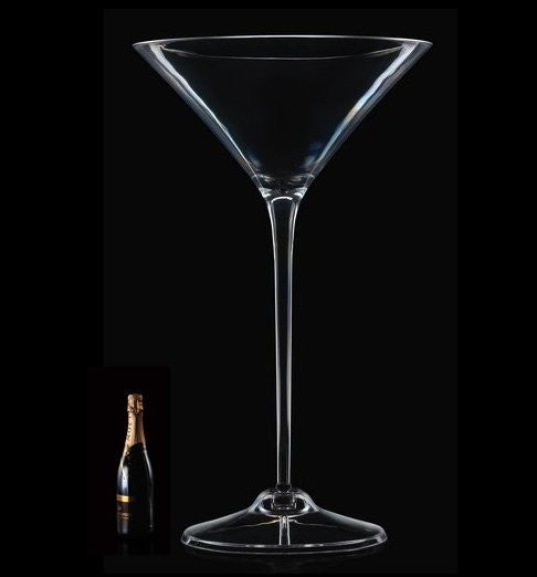 Grande Floor Standing Martini Glass Acrylic Ice Bucket Nautical