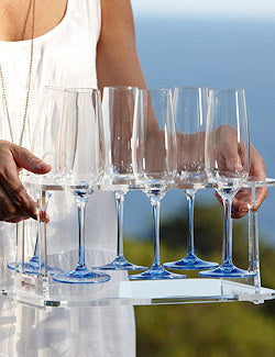 Grande Floor-Standing Champagne Flute Acrylic Ice Bucket
