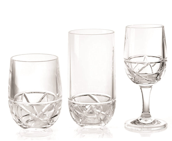 Artland Iris 4-pc. Footed Iced Tea Glass Set