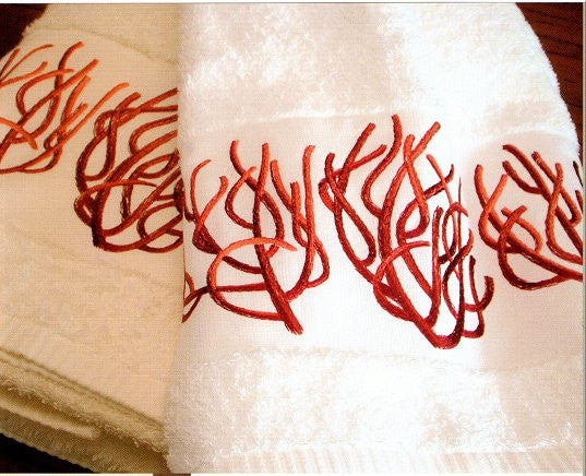 coral towels