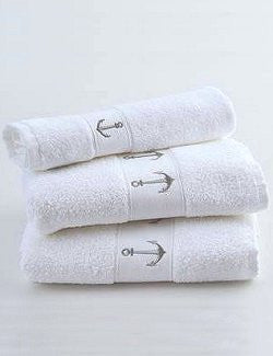 Summer Sailboat Embroidered Quick-Dry Towel Set