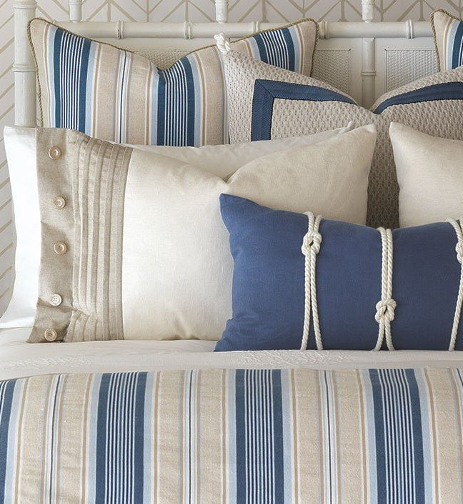 Beach Cottage Stripe Bedding Collection Nautical Luxuries
