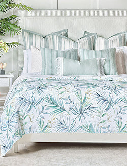 Luxe Nautique Embroidered Anchor Bedding | Nautical Luxuries