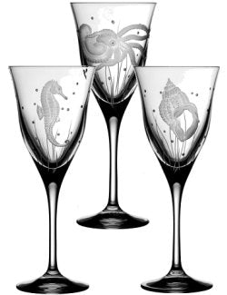 Chameleon Creepy Eye Goblet Pair-wine glass set. Unique wine glasses. –  Maverick Artwork