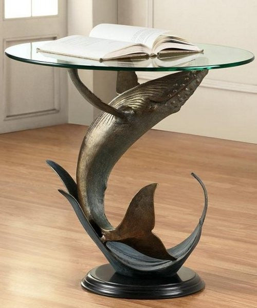 Siren's Call Brass Accent Table