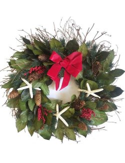 Christmas Moss Wreath - - Great Wave Aquatics