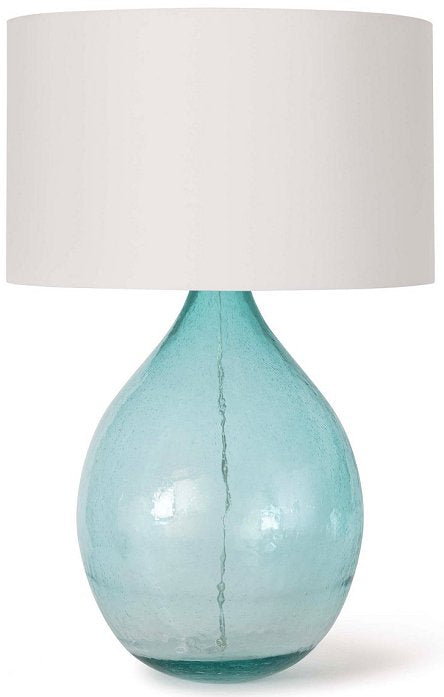 Ocean Mist Sea Glass Table Lamp 