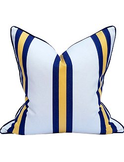 Ralph Lauren Summer Stripe Outdoor Pillow - Nautical Luxuries