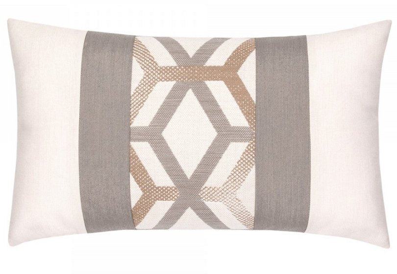 Decorative Pillows in Basketry Dove Gray Basket Weave Matelasse - Smal –  Carolina Linens