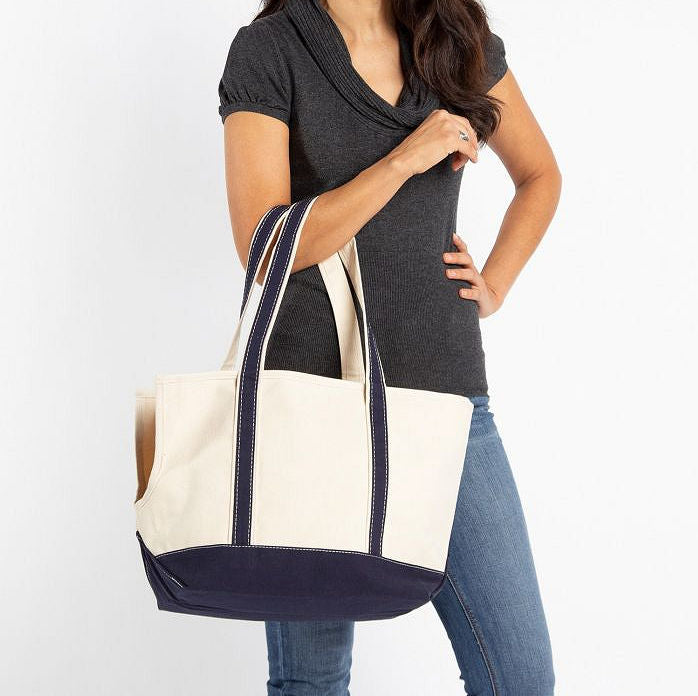 Custom Rope Canvas Tote Karma Stripe Bag