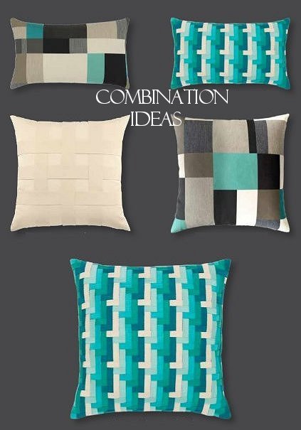 outdoor turquoise pillows