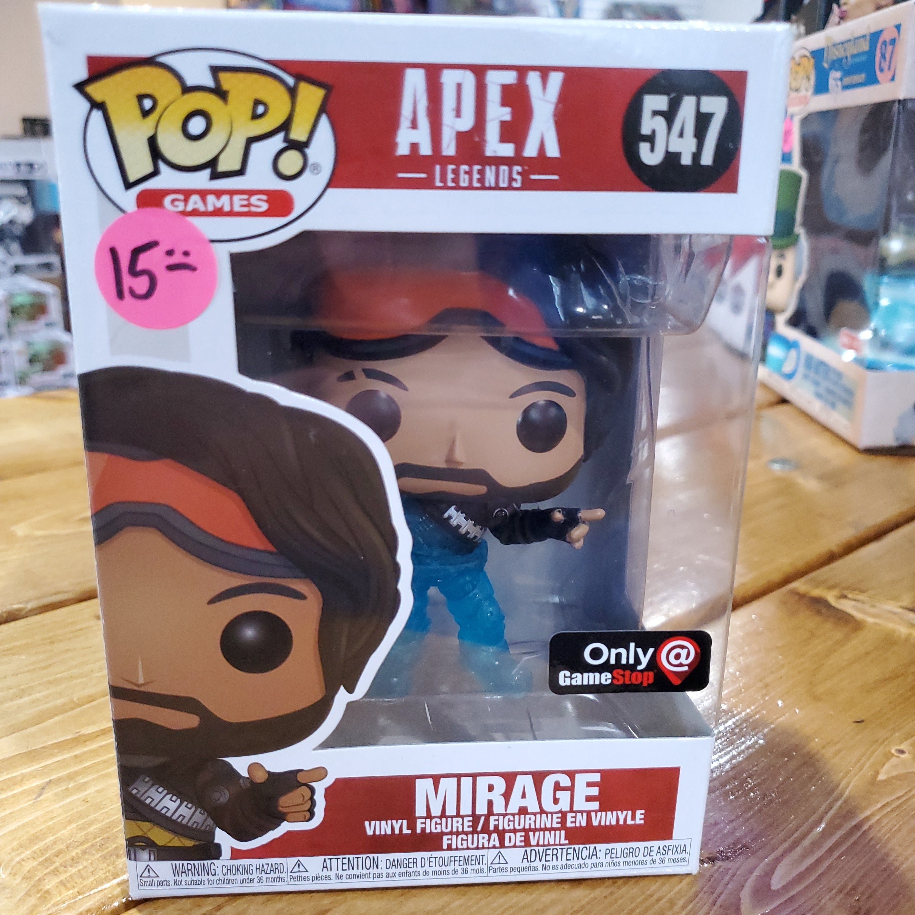 mirage funko pop gamestop