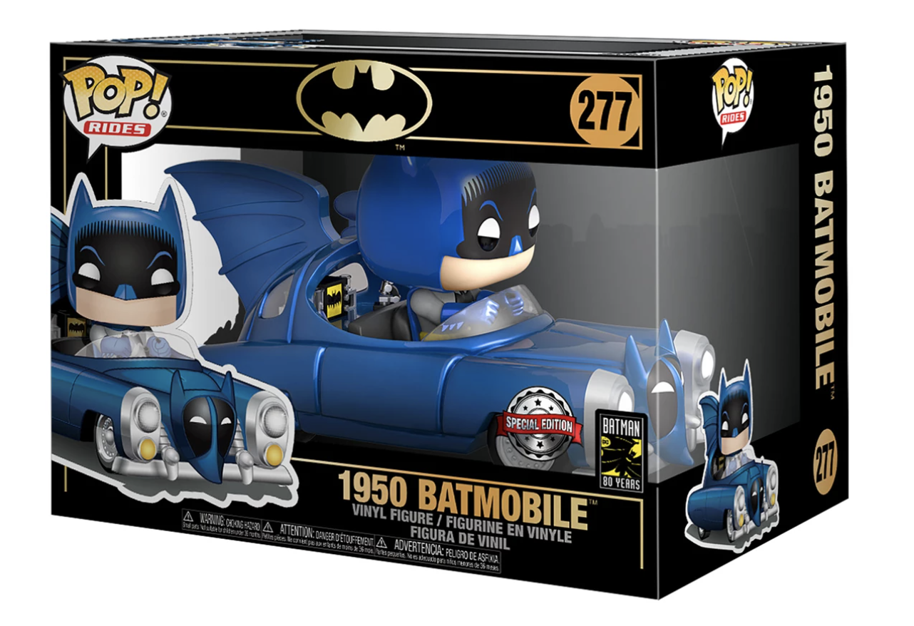 DC Comics - 1950 Batmobile #277 - Exclusive Funko Pop! Rides – Tall Man  Toys & Comics