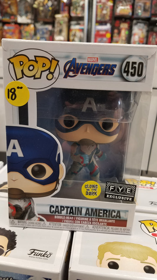 Captain America Street Art Collection 6 inch Exclusive Funko Pop! Viny –  Tall Man Toys & Comics